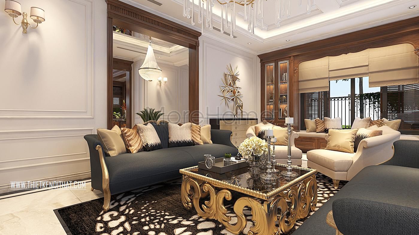 Thiết kế nội thất biệt thự Vinhomes GreenBay HL30 